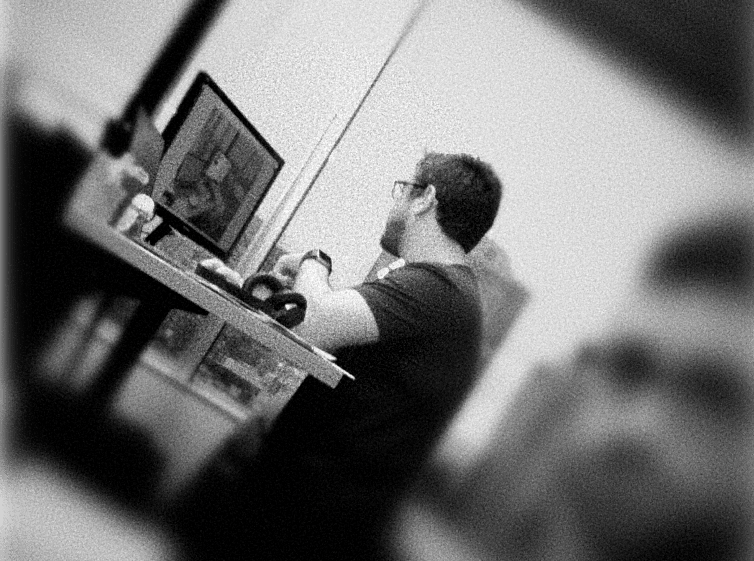 Ryan Renna working